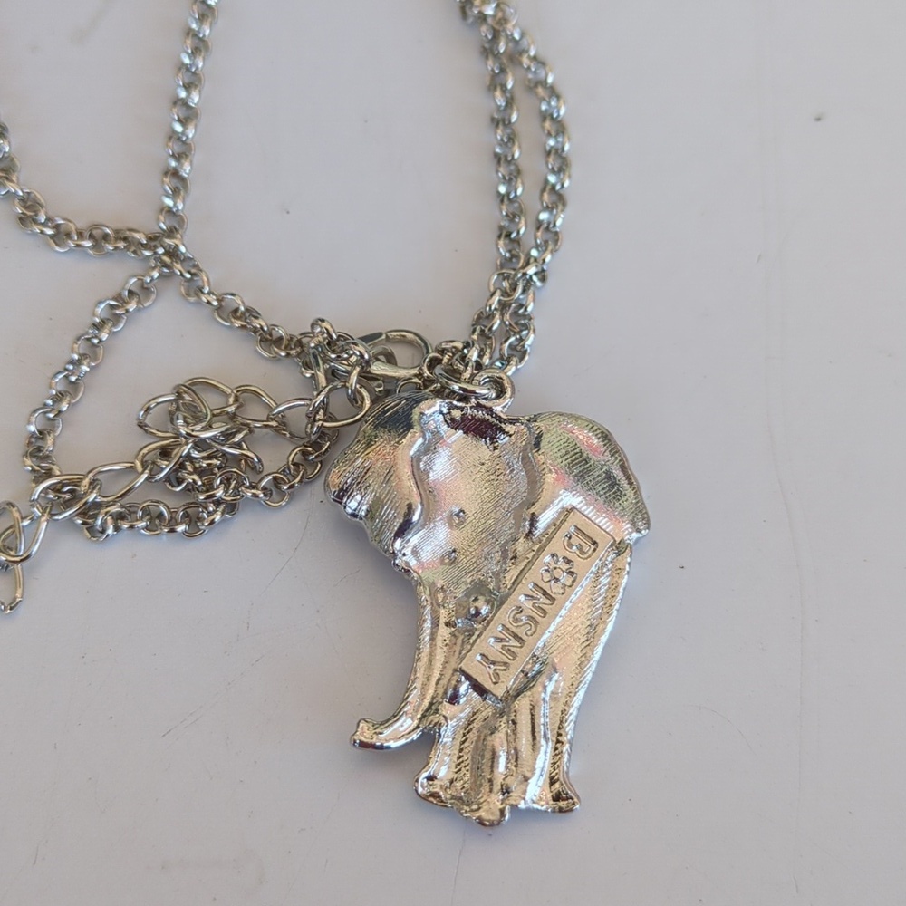 Africa Elephant Necklace Pendant Enamel Alloy Crystal Wild Animal Charms Jewelry - Picture 6 of 7